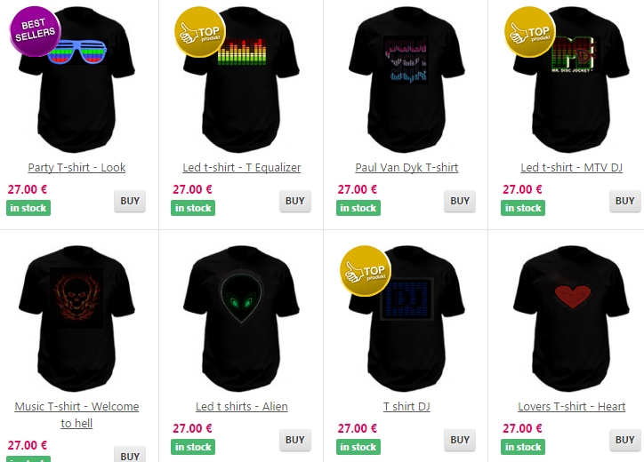 glowing t shirts online india