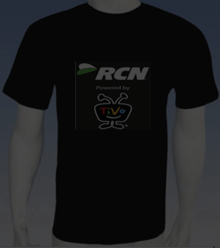 led t-shirt with own logo
