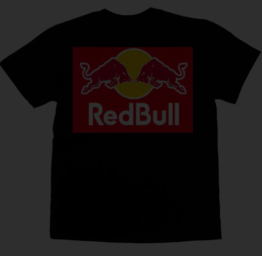 custom led tshirt